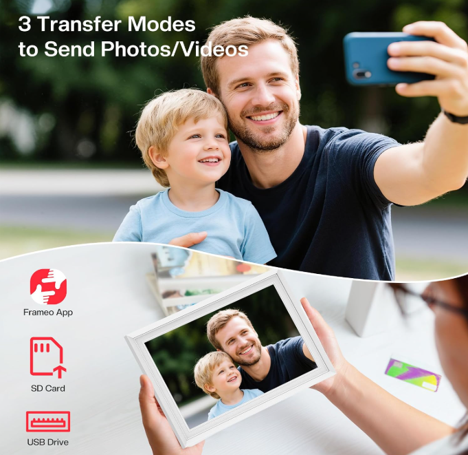 Frameo 10.1-Inch WiFi Digital Picture Frame