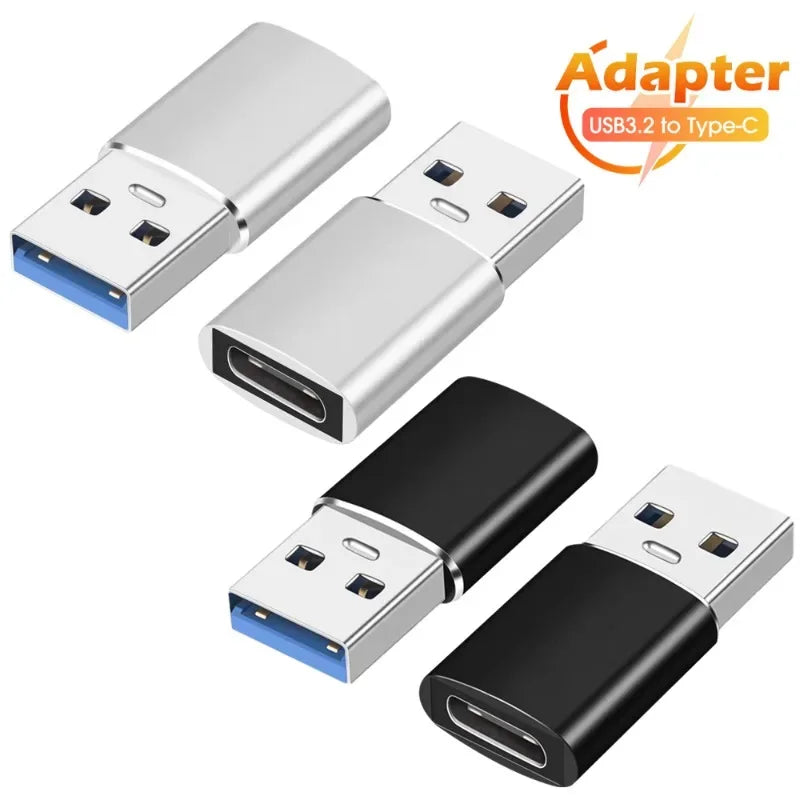 USB C Female to USB 3.2 Male Adapter Type C to USB a Converters for Iphone Xiaomi Samsung Ipad Macbook Charging Power Adapter