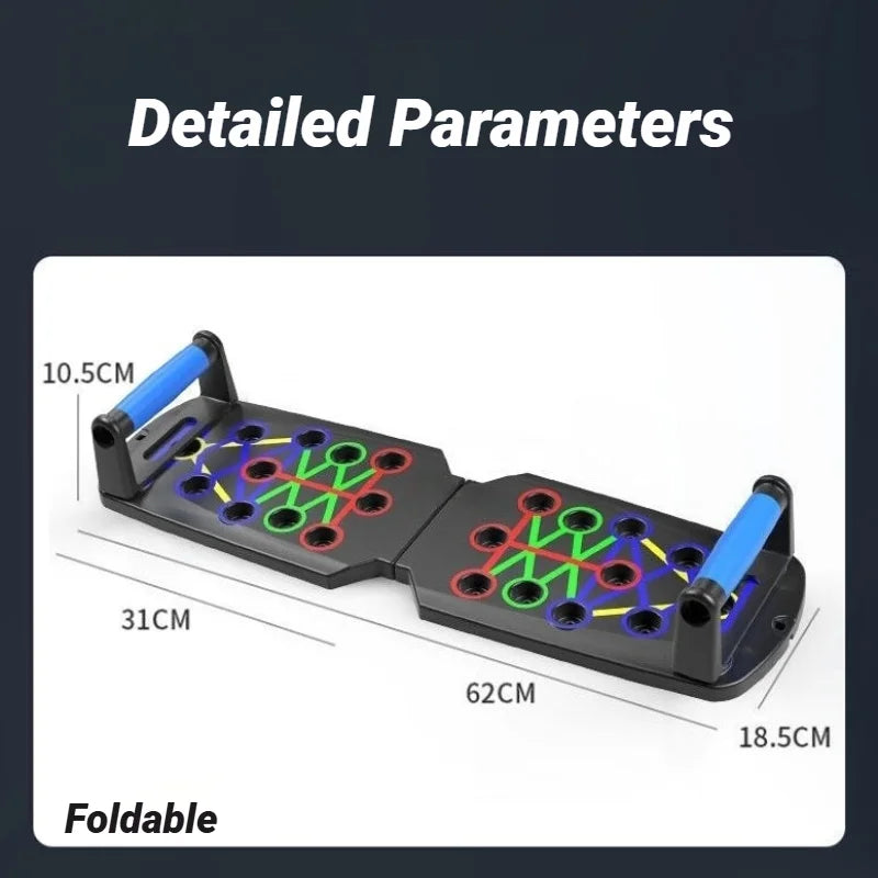 Push up Fitness Board - Multifunctional Portable Foldable Muscle Training Device