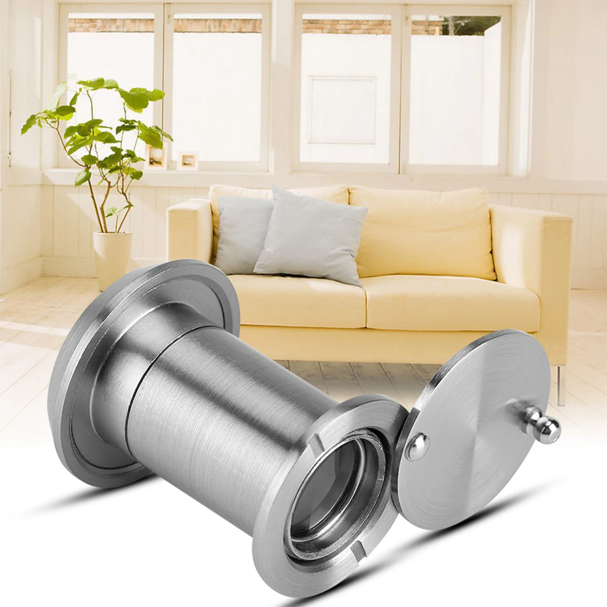 ZK20 Home Security Optical Glass 220 Degree Wide Angle Door Scope Viewer