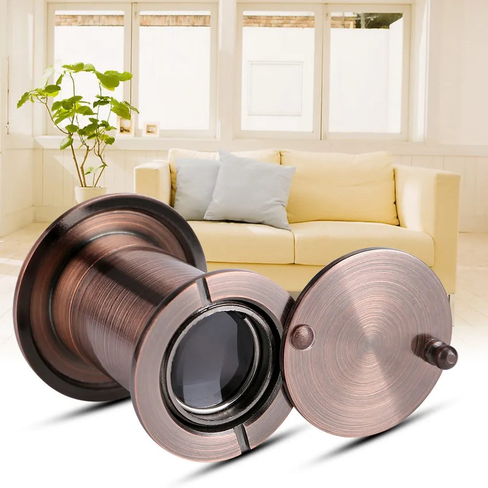 ZK20 Home Security Optical Glass 220 Degree Wide Angle Door Scope Viewer