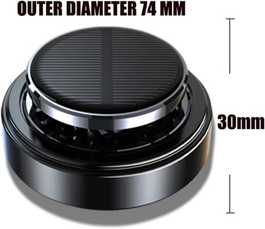 Solar Energy Powered Car Air Freshener DIY Natural Essential Oil Diffuser Car Perfume Scent Fragrance Air Purifier Rotating Relieve Fatigue Car Aromatherapy Diffuser for Home Office Car Decorations, Best Gifts for Men Car (Essential Oil Excluded)