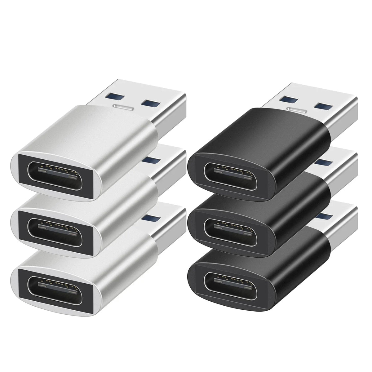 USB C Female to USB 3.2 Male Adapter Type C to USB a Converters for Iphone Xiaomi Samsung Ipad Macbook Charging Power Adapter
