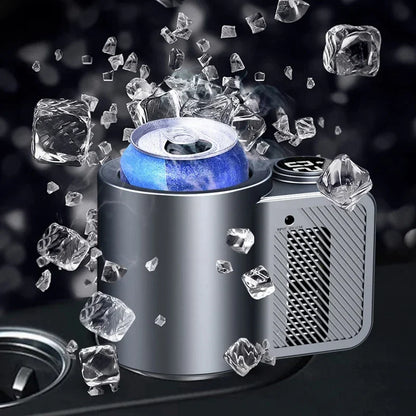 2-In-1 Electric Cooling Heating Cup Beverage Coffee Mug Warmer Cooler Mini Smart Car Refrigerator for Milk Drinks Thermos Cup