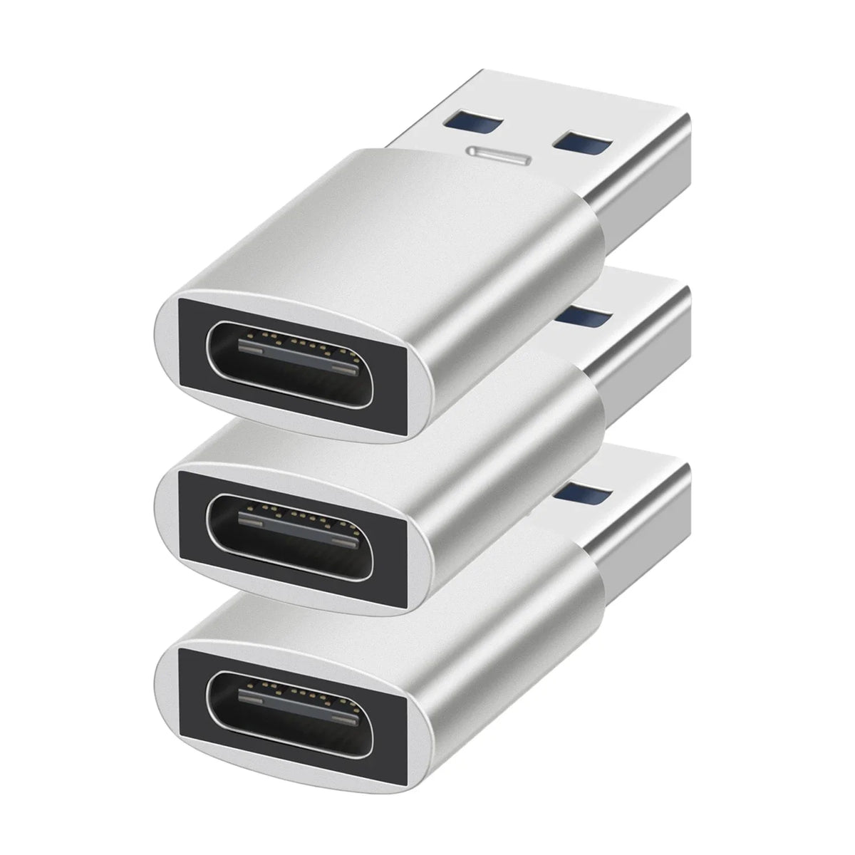 USB C Female to USB 3.2 Male Adapter Type C to USB a Converters for Iphone Xiaomi Samsung Ipad Macbook Charging Power Adapter