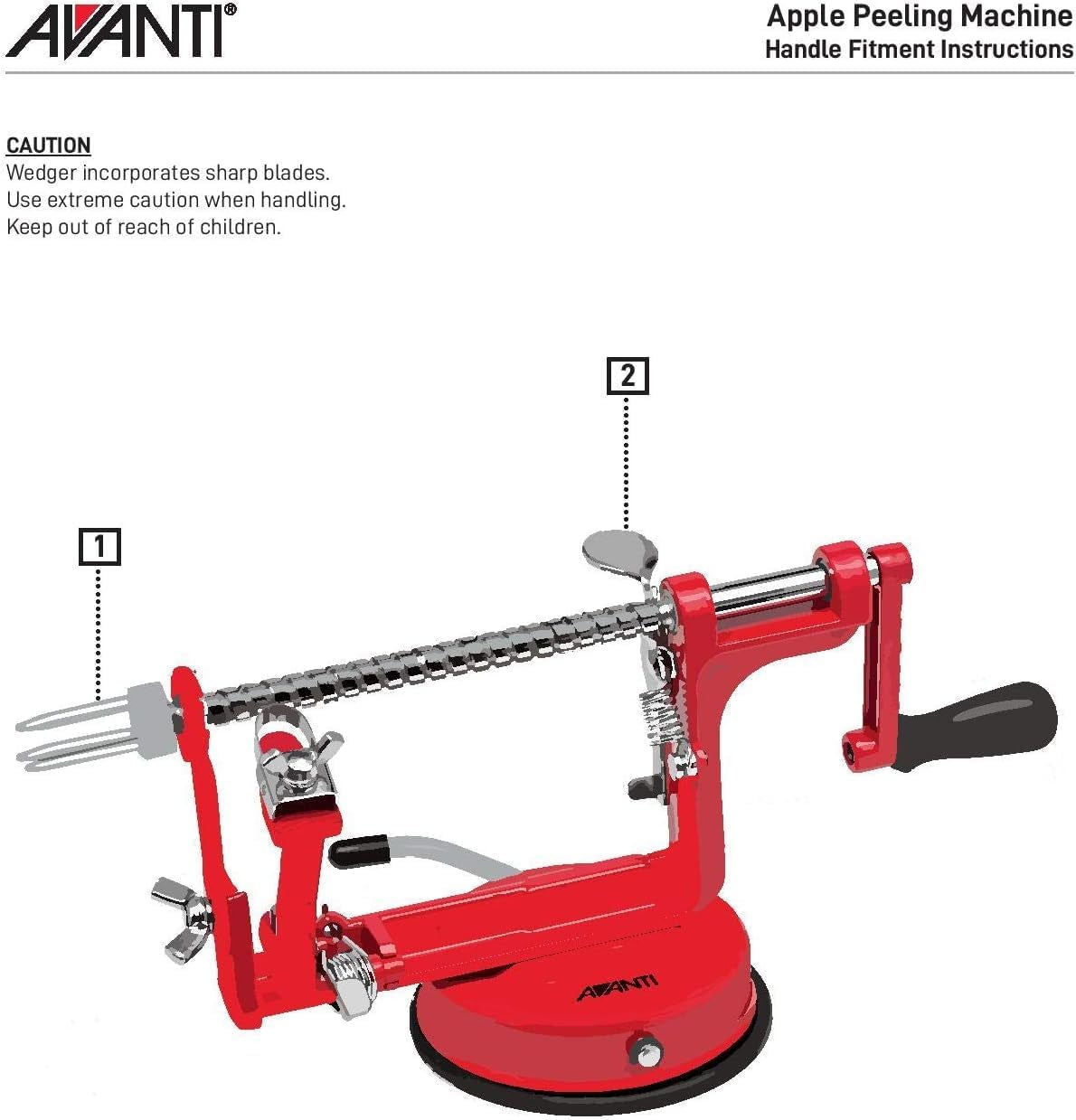 Apple Peeler, Corer and Slicer, Green
