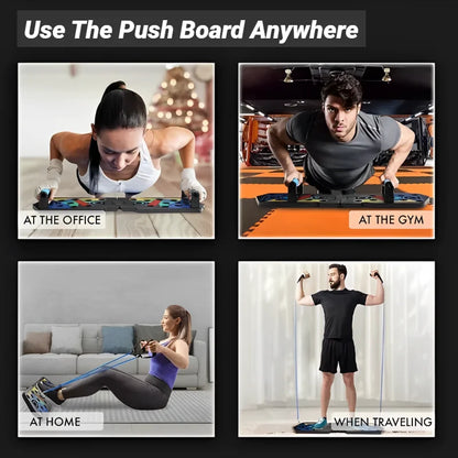 Push up Fitness Board - Multifunctional Portable Foldable Muscle Training Device 