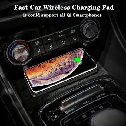 Car Wireless Charger Silicone Non-Slip Pad for Apple & Android