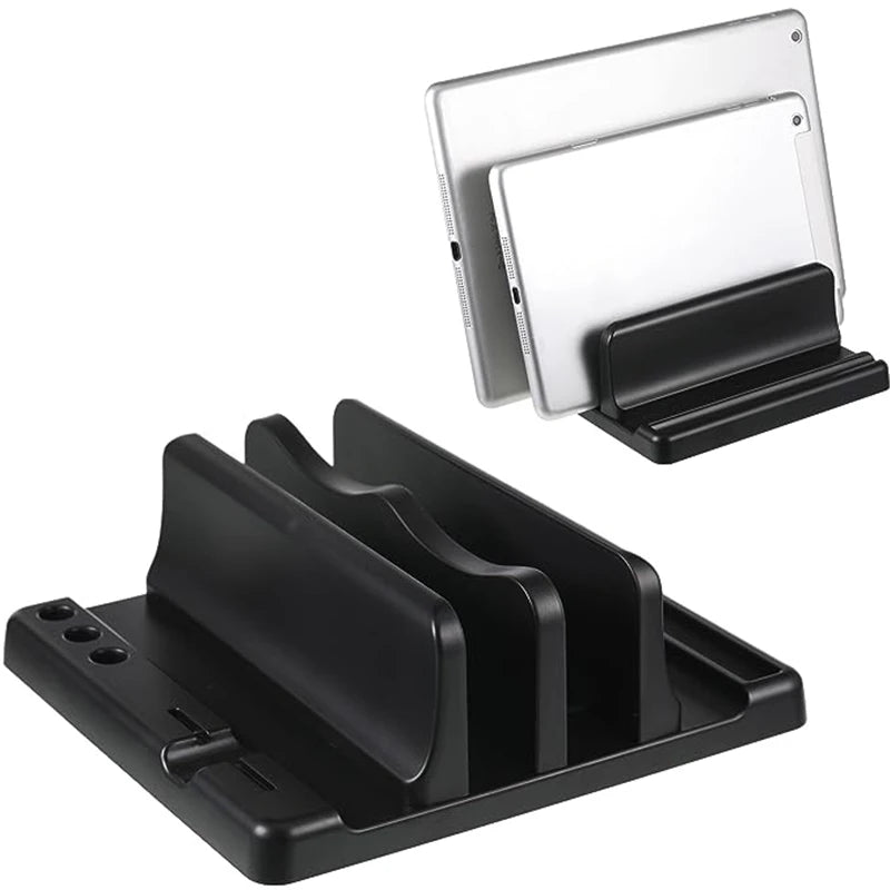 Office Laptop Stand Vertical save Desktop Space Easy to Place Computer Accessories Scalable Width Office Desk Storage