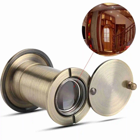 ZK20 Home Security Optical Glass 220 Degree Wide Angle Door Scope Viewer