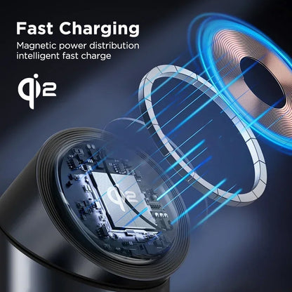 Iquick Satellite CBT-10Q 3In1 Rotation Wireless Fast Charger Stand Magsafe Watch