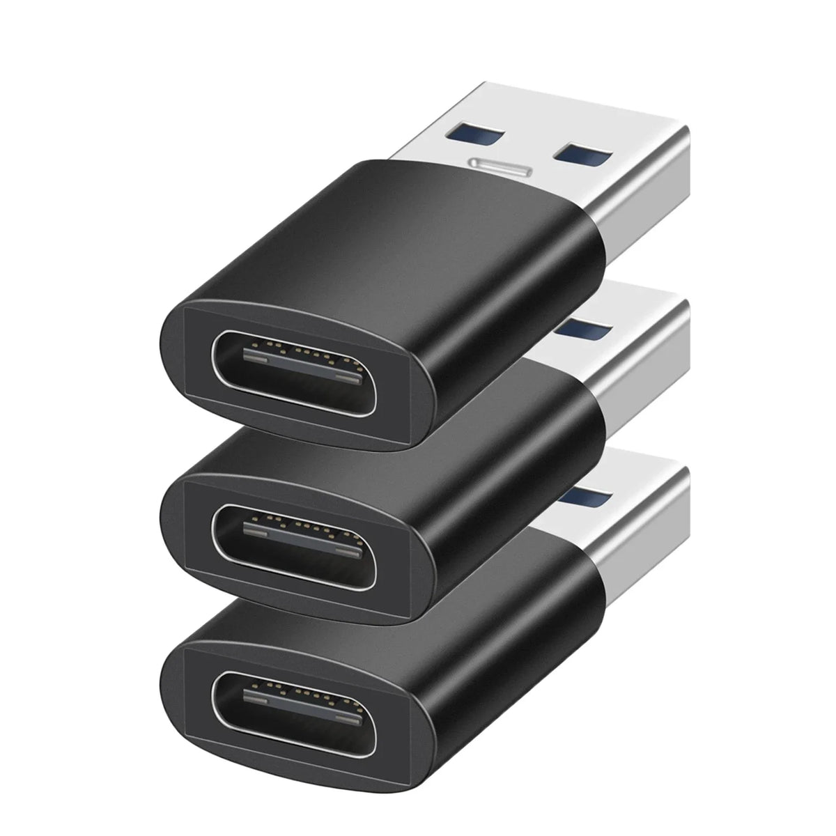 USB C Female to USB 3.2 Male Adapter Type C to USB a Converters for Iphone Xiaomi Samsung Ipad Macbook Charging Power Adapter